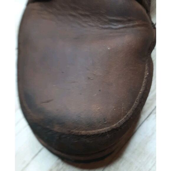 Men Cabela's 4 Sz 10M Brown Leather Ankle Boot Hunting Hiking Outdoors - Picture 6 of 16